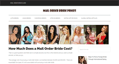 Desktop Screenshot of mailorderbrideprices.com